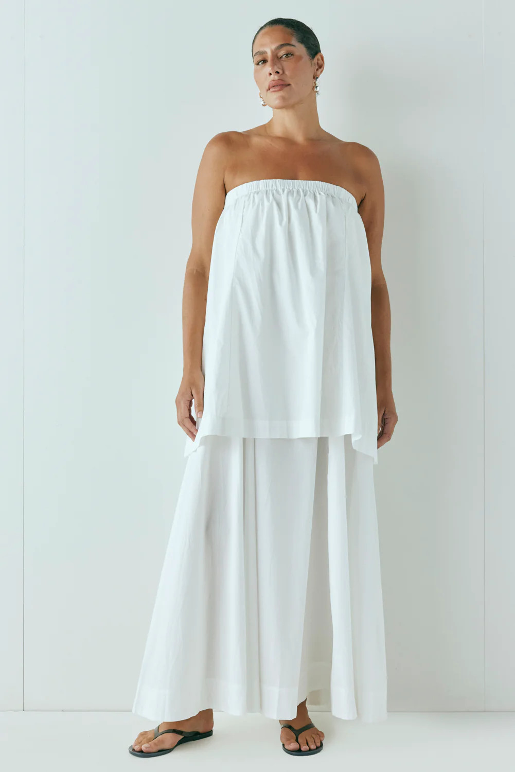 Hali Maxi Dress White | VRG Grl