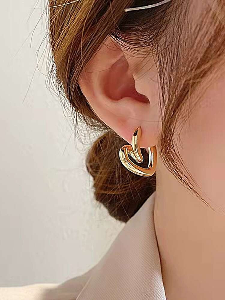 Heart Design Earrings | SHEIN