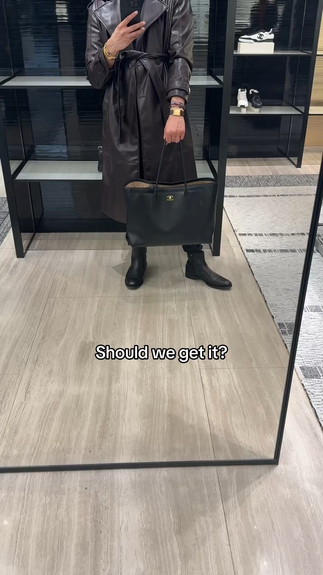 Airport Chanel - Should We?? 
@ChanelOfficial #chanel #neverskipachanel #matthieublazy #chanelbag #shopaholic

#LTKdayinmylife #LTKstorytime #LTKvlog