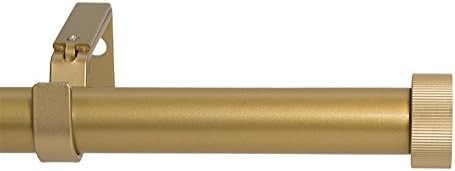 Meriville 1-Inch Diameter Nathan End Cap Single Window Treatment Curtain Rod, 48-Inch to 84-Inch,... | Amazon (US)