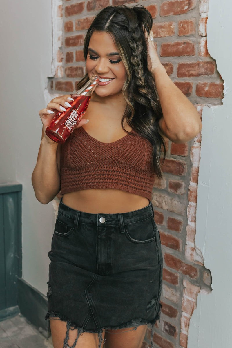 How Deep Is Your Love Black Mini Skirt | Apricot Lane Boutique