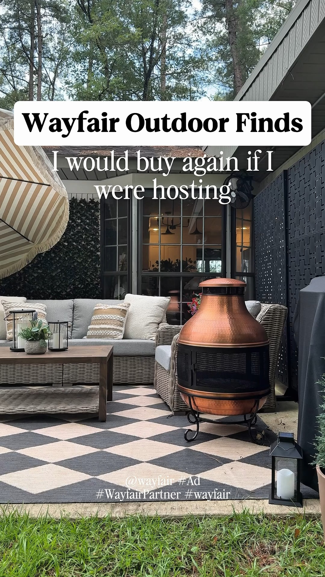 #ad If I were hosting an outdoor event…I would buy these from @Wayfair  all over again! 

Don’t miss out on this time to upgrade your outdoor space with outdoor seating or other essentials to make your patio feel cozy! 

Follow me on the @shop.LTK app to shop. 

#WayfairPartner #wayfair #outdoor #wishyouwerehere 

#LTKHome #LTKSaleAlert