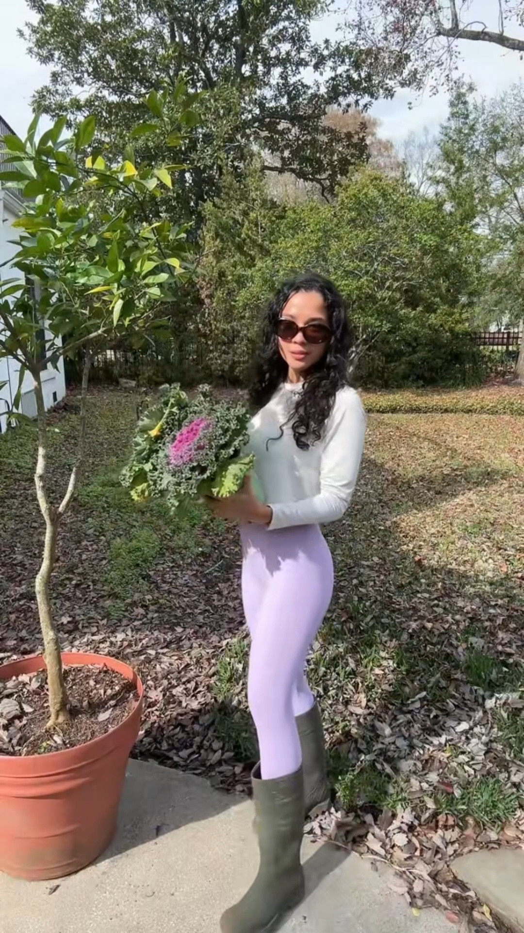 Purple gardening/pilates fit today 💜🌸

#LTKootd #LTKFindsUnder100 #LTKfitnessgoals