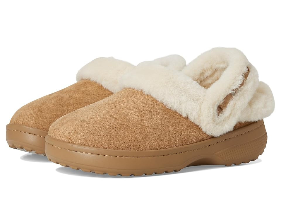 Crocs Classic Unfurgettable Clogs Clog Shoes Sepia Vegan Suede : Men's 10 - Women's 12 Medium, Polyester | Zappos