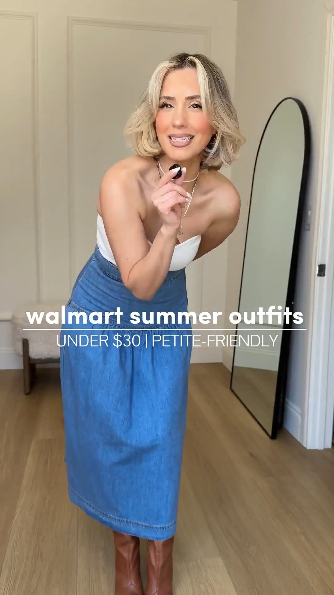 Omg these @walmart summer outfits UNDER $30 😮‍💨 ☀️✨ XS in tops | size 4 in bottoms | size 2 in skirts

#LTKgrwm #LTKootd #LTKmomlife