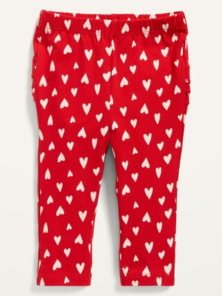 Heart-Print Ruffle-Back Leggings for Baby | Old Navy (US)