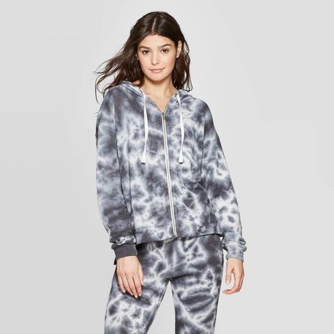 Women's Lounge Hooded Sleep Sweatshirt - Colsie™ Navy | Target