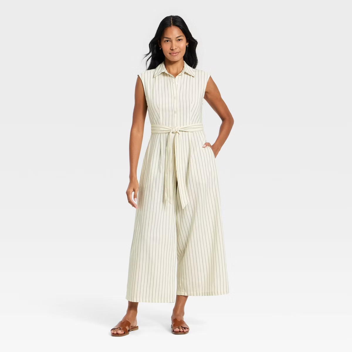 Women's Belted Jumpsuit - A New Day™ | Target