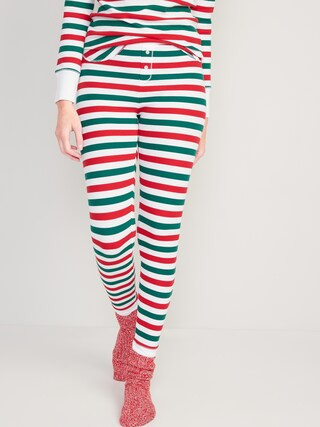 Matching Printed Thermal-Knit Pajama Leggings for Women | Old Navy (US)