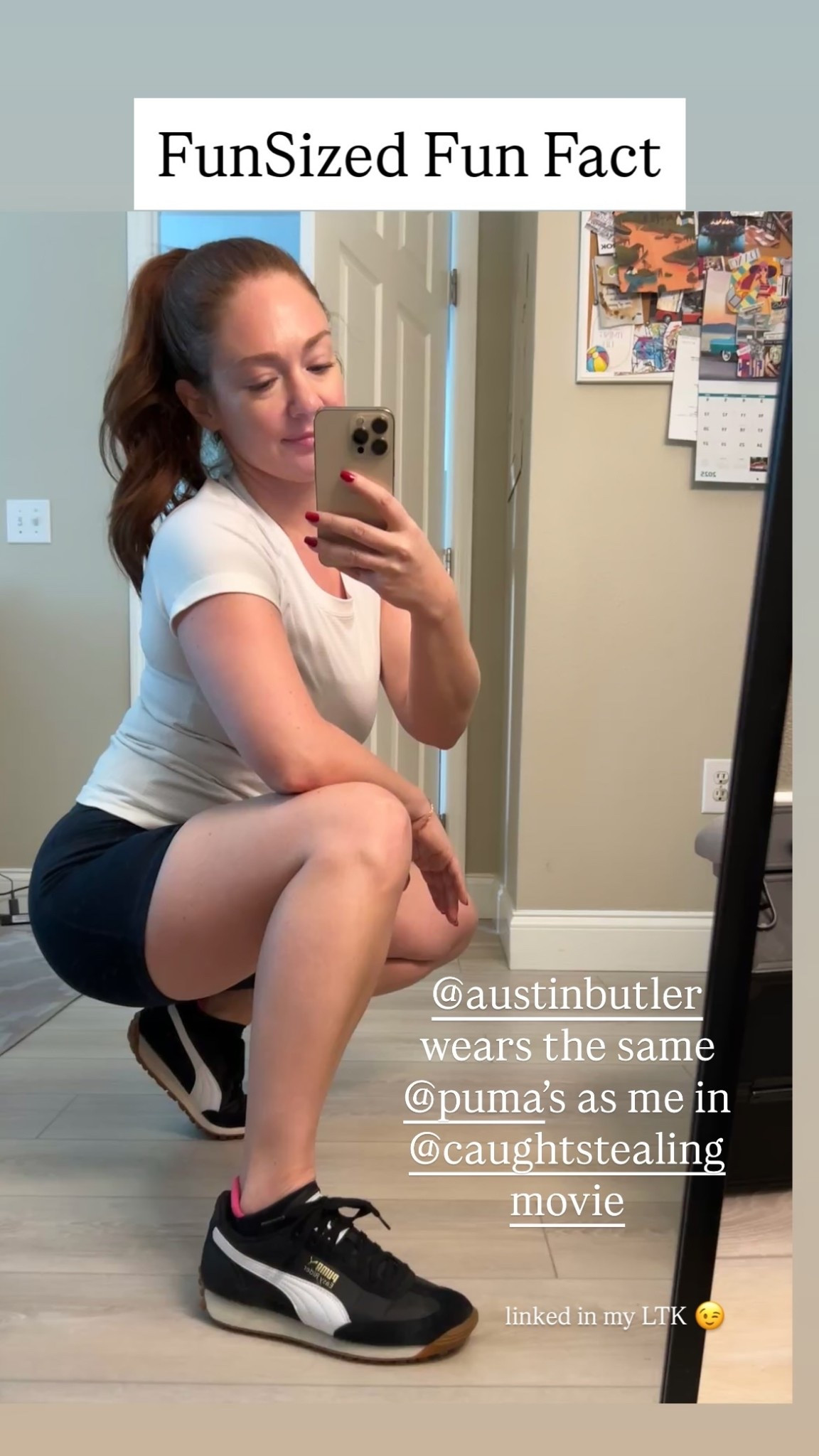 FunSized Fun Fact @austinbutler wears the same @puma’s as me in @caughtstealingmovie  linked in my LTK 😉

#LTKActive #LTKShoeCrush #LTKPetite