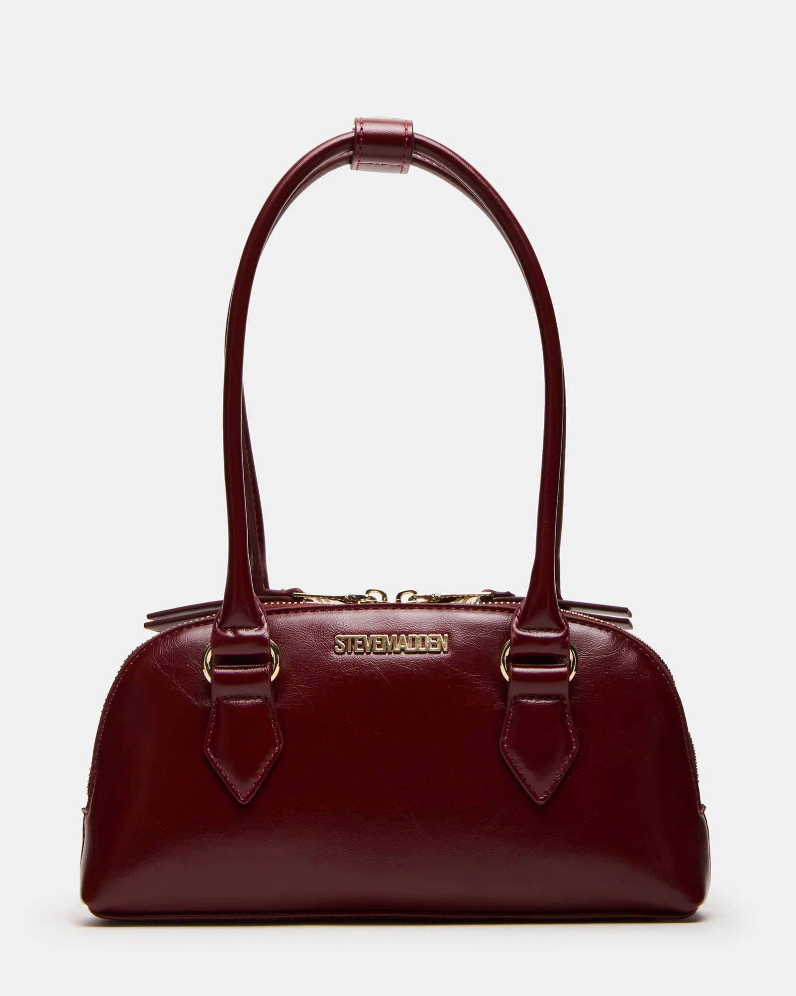 BCURTIS Burgundy Shoulder Bag | Women's Designer Handbags | Steve Madden (Canada)