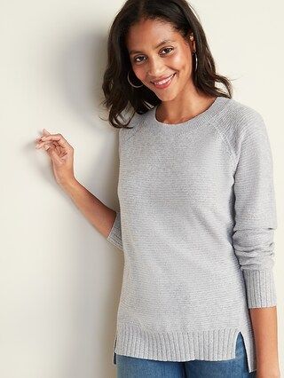 Textured-Stitch Boat-Neck Sweater for Women | Old Navy (US)