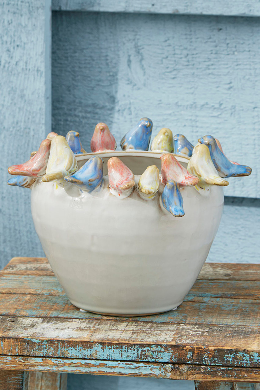 Perched Birds Planter | Coldwater Creek