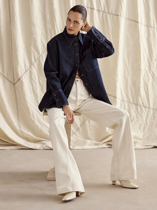 The Oversized Denim Shirt | Banana Republic (US)