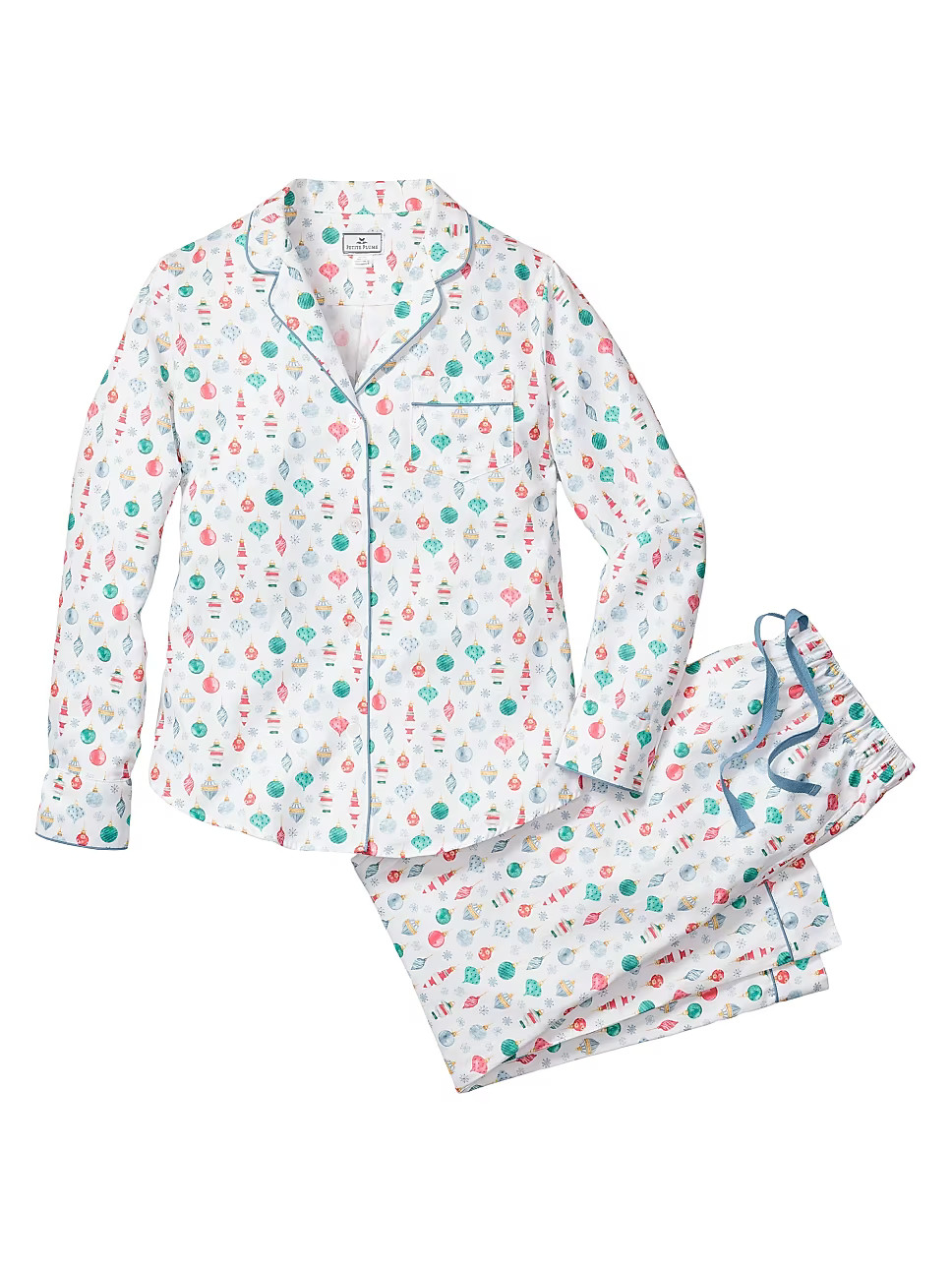 Petite Plume Vintage Ornaments Pajama Set | Saks Fifth Avenue