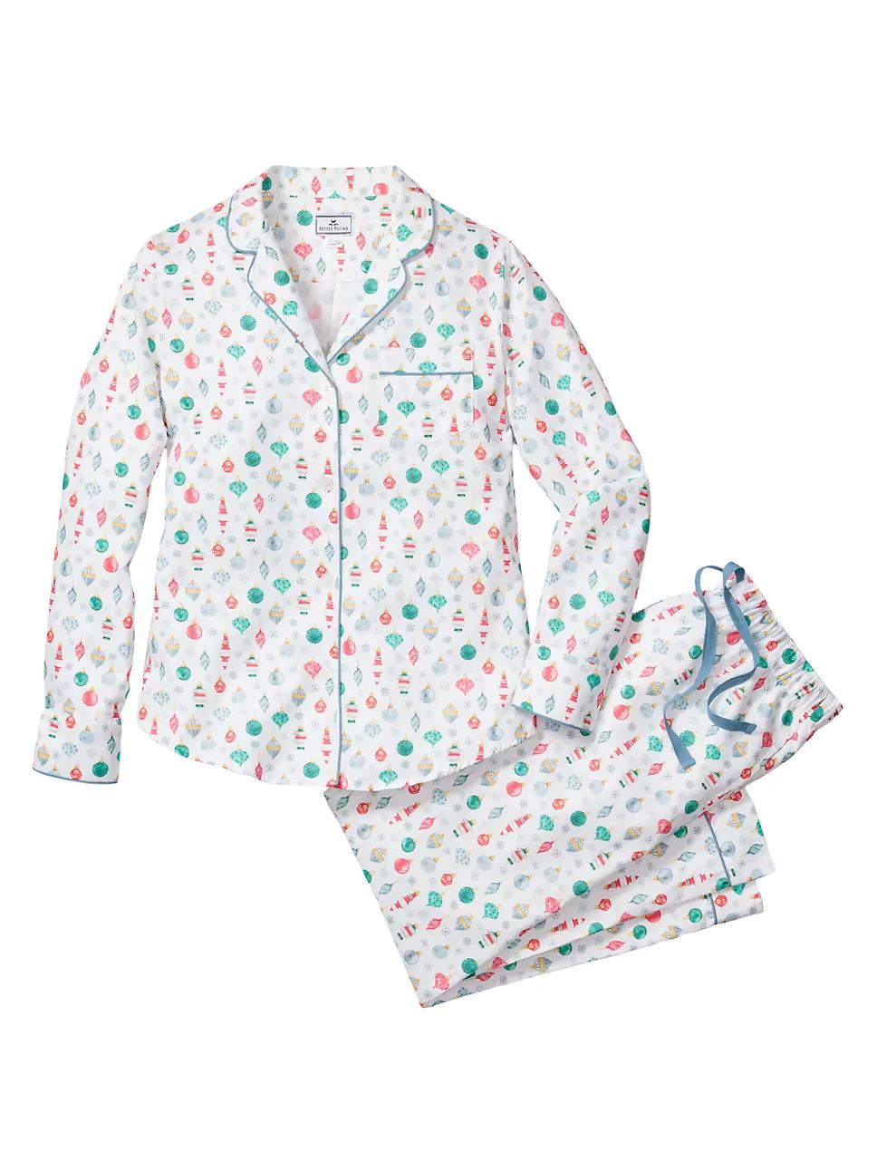 Petite Plume Vintage Ornaments Pajama Set | Saks Fifth Avenue