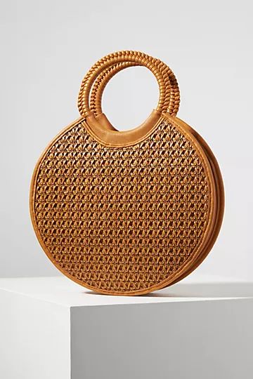 Woven Circle Satchel | Anthropologie (US)