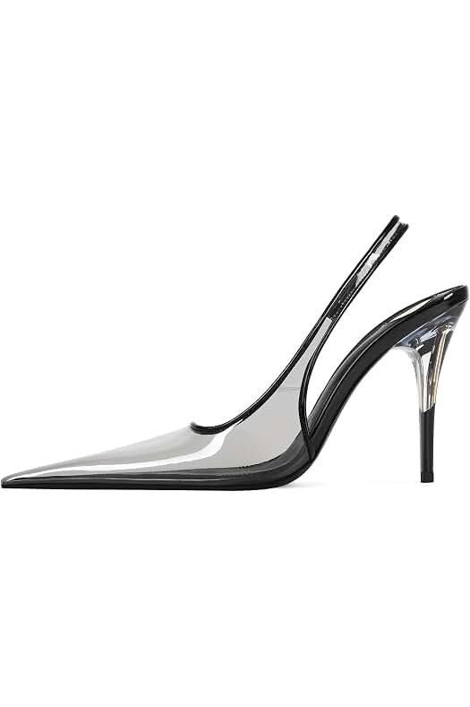 Clear Slingback Heels | Amazon (US)