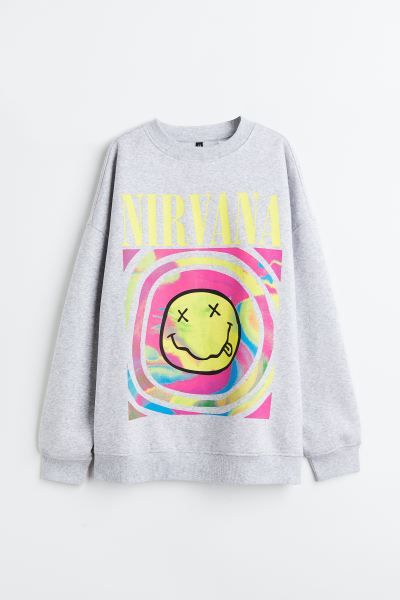 Oversized Printed Sweatshirt | H&M (US + CA)