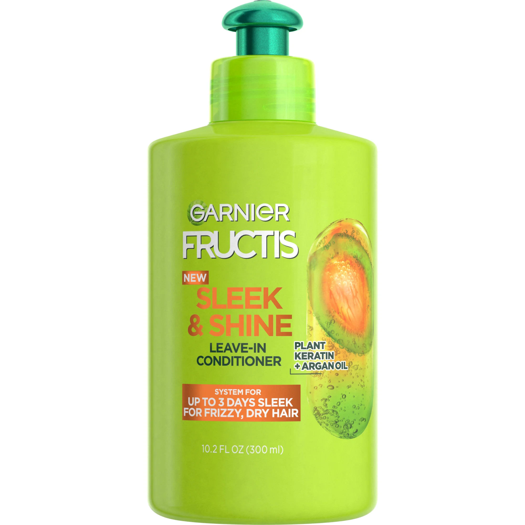 Garnier Fructis Sleek and Shine Leave In Conditioner with Argan Oil, 10.2 fl oz | Walmart (US)