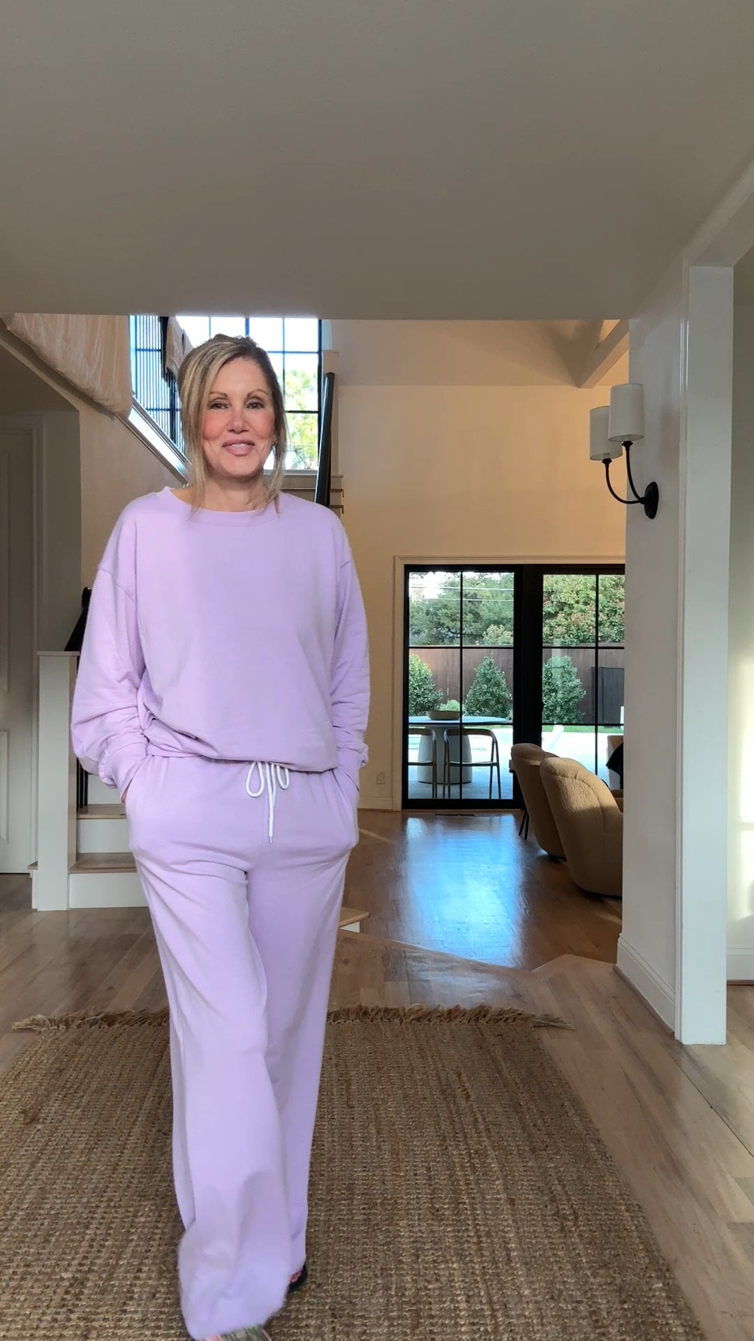 The most comfy lounge set and how pretty is this color??!!💜

#walmartpartner
@walmartstyle
#walmartstyle

#spring #loungewear #comfy