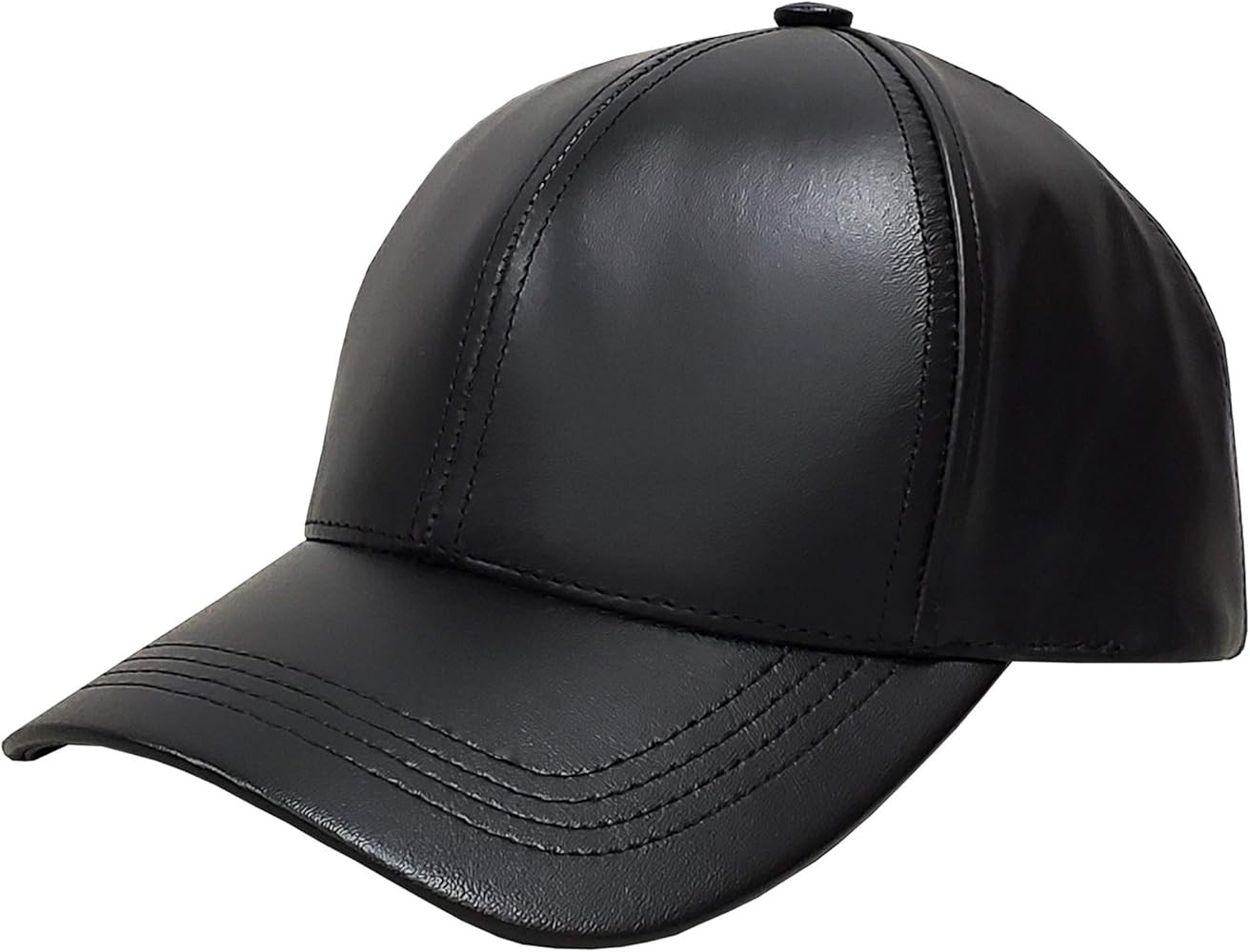 Emstate Genuine Cowhide Leather Adjustable Baseball Cap Made in USA | Amazon (US)