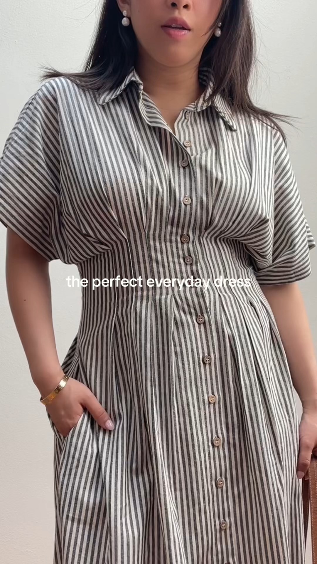 The most flattering shirt dress! Love the fit sm 💛 

Summer dress, everyday dress, maxi dress, button down shirt dress, pleated dress, casual style, ootd, outfit of the day, petite outfits, classy style, spring style, summer outfit ideas, waist snatching dress, dress that snatches your waist, mom outfit, love classics, spring outfits, spring fashion 2025

#ootd #shirtdress #summerdress #springstyles #classystyle #outfitreels #pleateddress 

#LTKSummerEdit #LTKSeasonal #LTKWorkwear