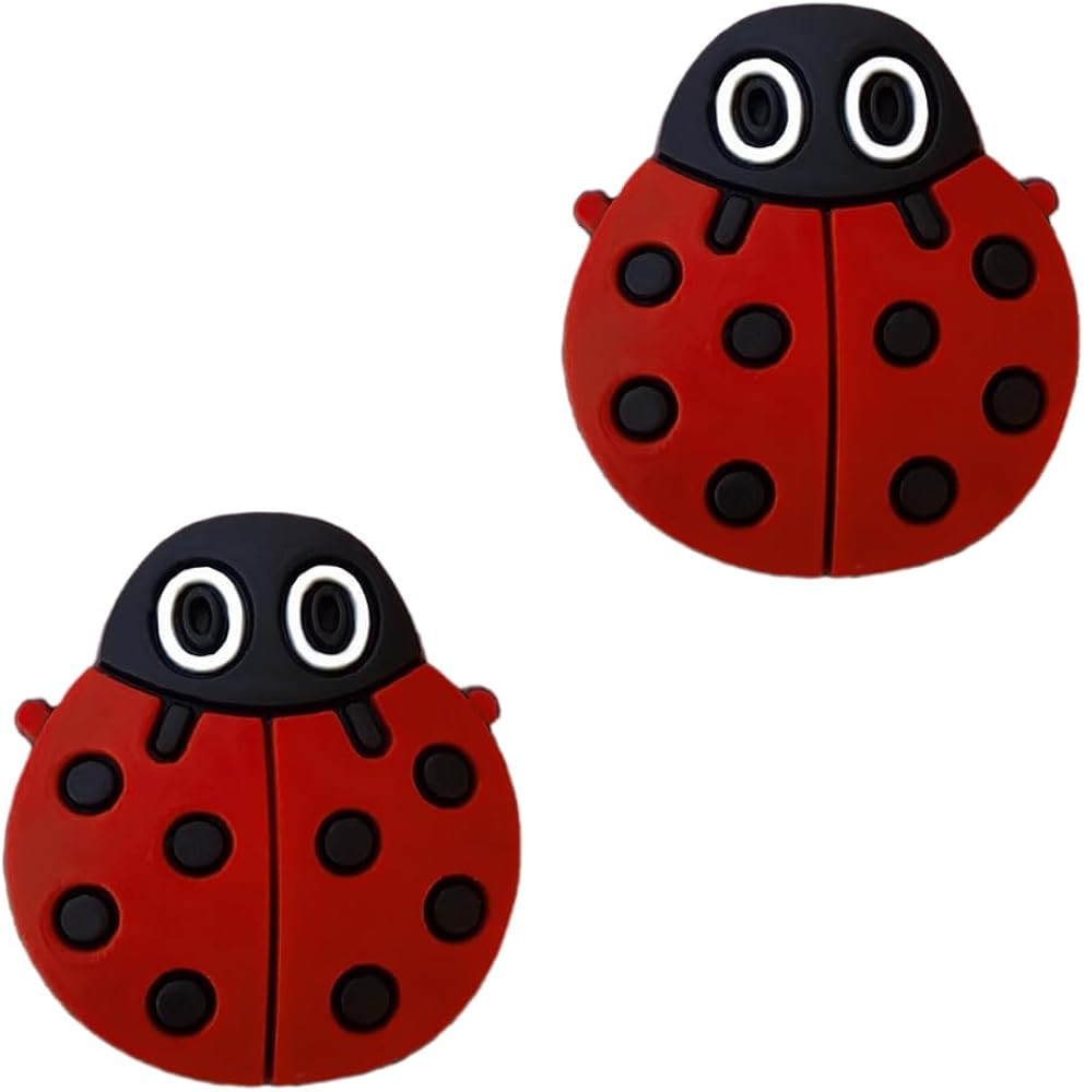 Ladybug Shoe Charms - Cute Animal Decoration Charms Gift for Boys Kids Teens and Adults - Set of ... | Amazon (US)