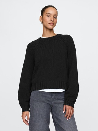Relaxed Balloon-Sleeve Sweater | Gap (CA)