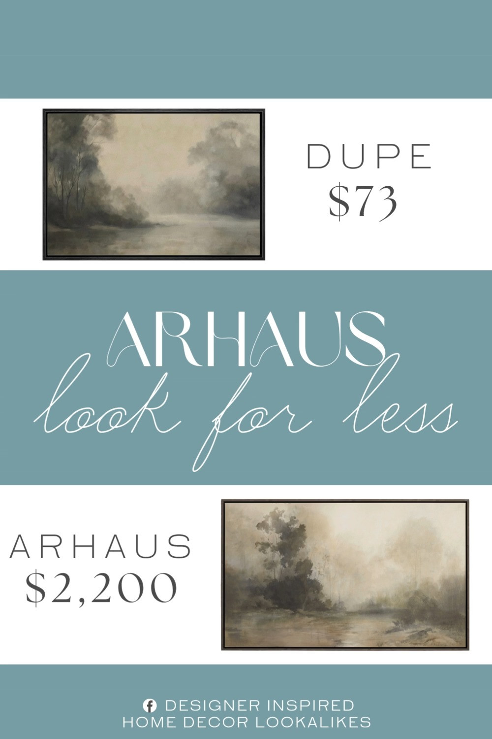 Inspired by Arhaus Calming Fog Framed Print. Moody Landscape Wall Art. Serene Nature Wall Decor. Soft Foggy Forest Print. Textured Canvas Wall Art. Modern Rustic Wall Decor. Modern Farmhouse Decor. Classic Framed Artwork.       

Home more affordable option find copy cat similar look for less budget friendly affordable cheap cheaper beautiful pretty. Clearance sale coupon code discount code promo code luxury lookalike look a like Inspo inspiration inspired by idea ideas Love like these? I share multiple every day in my FB group.
#arhausinspired #wallart #walldecor #modernfarmhouse #bedroominspo #livingdecorinspo #landspaceart #neutralhome  

 #LTKHome