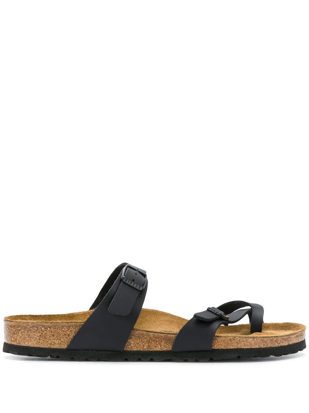 Birkenstock double-strap sandals - Black | Farfetch Global