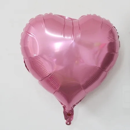 Aluminum Foil Helium Balloon Heart-shaped 18-inch Monochromatic For Parties Events Decoration | Walmart (US)