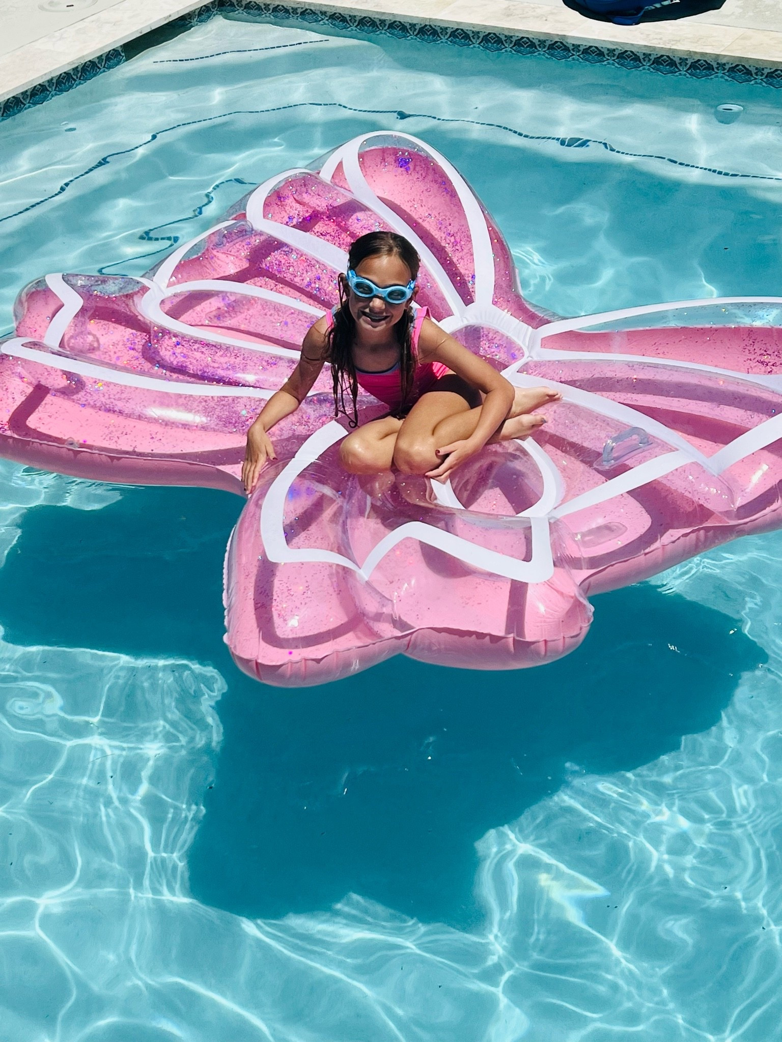 Giant pool floats! My girls loved the bow one but they have other fun designs too! Has cup holders and handles too!

#LTKSwim #LTKKids #LTKSeasonal