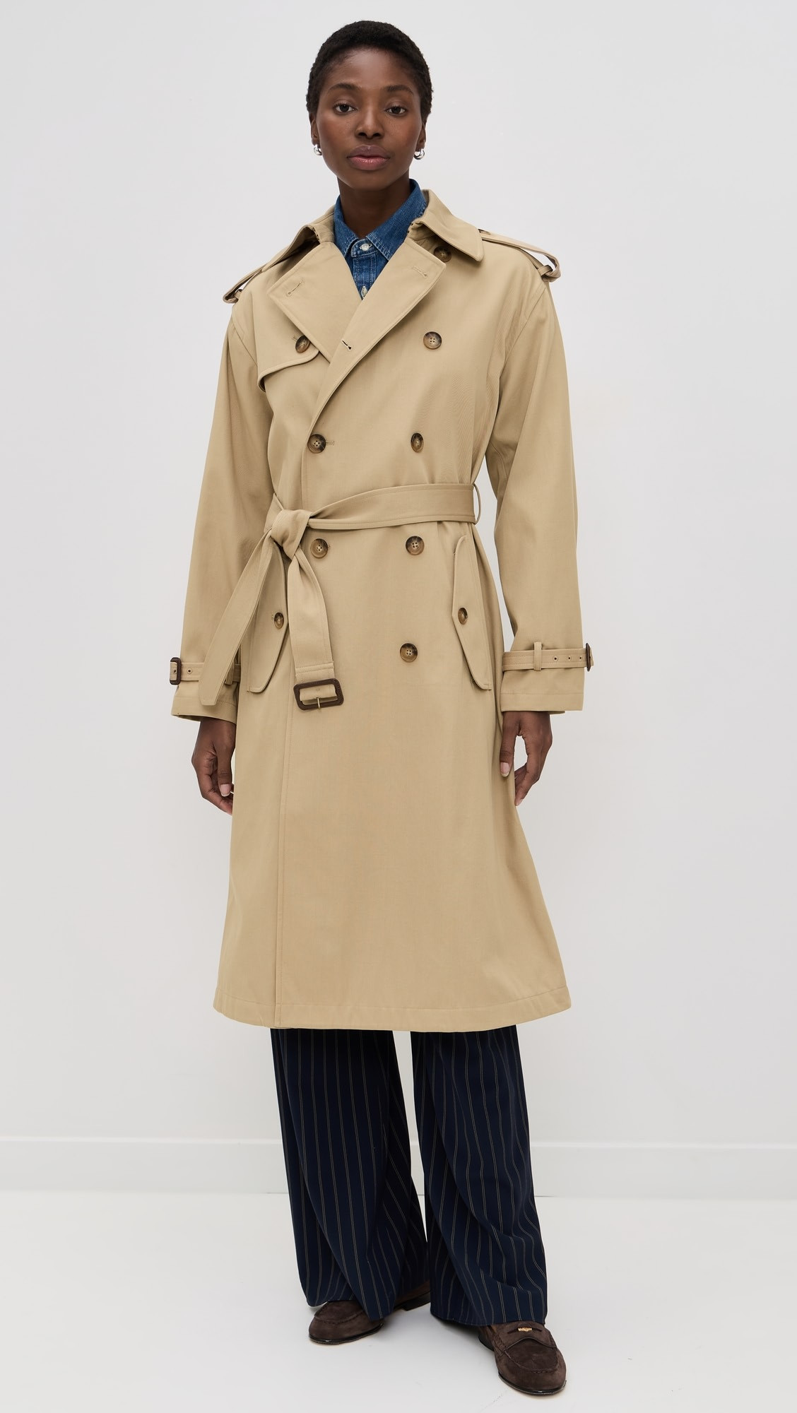 Cotton Twill Trench Coat | Shopbop