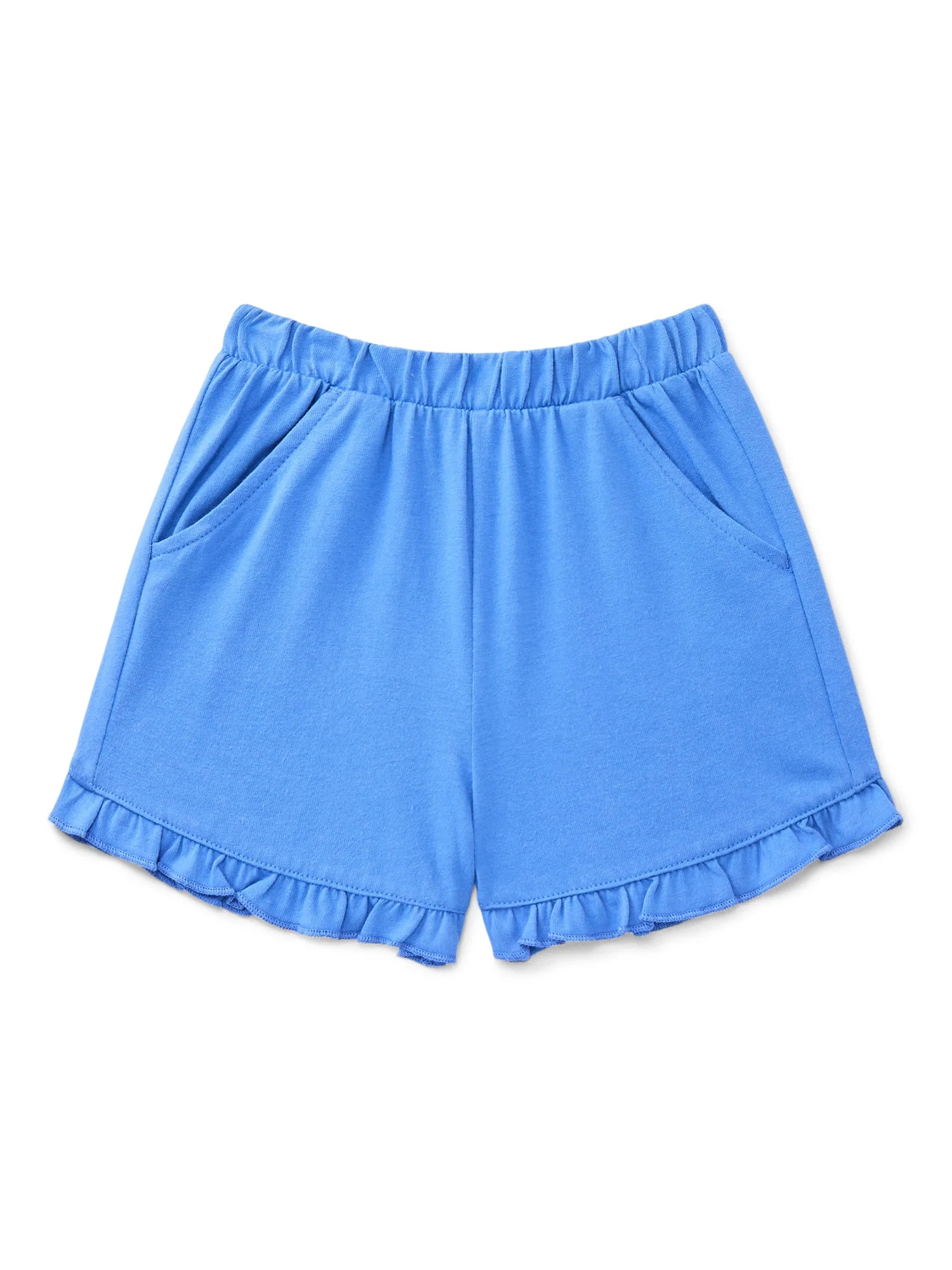 Wonder Nation Toddler Girls Ruffle Shorts, Sizes 18M-5T | Walmart (US)