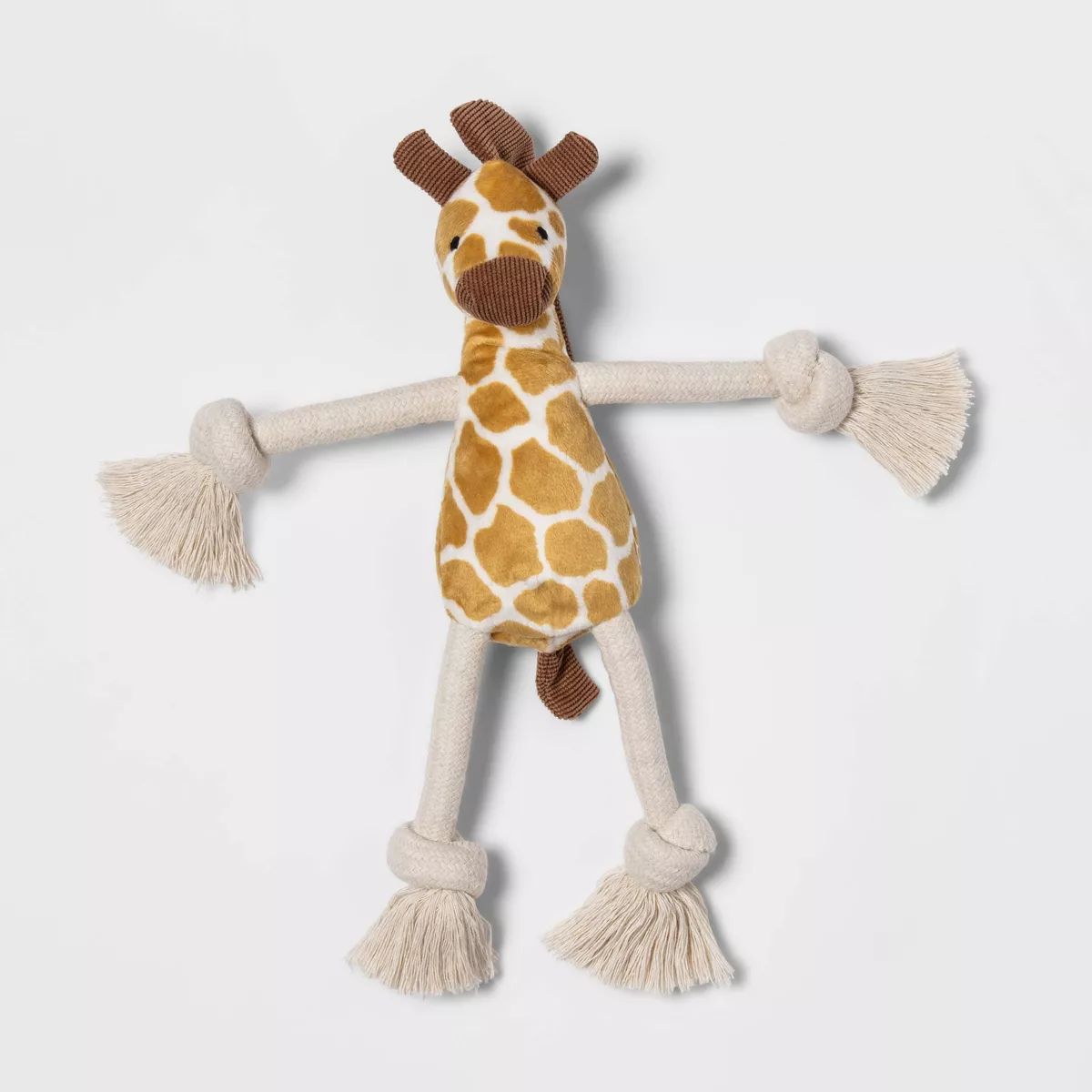 Giraffe Plush/Rope Dog Toy - M - Boots & Barkley™ | Target