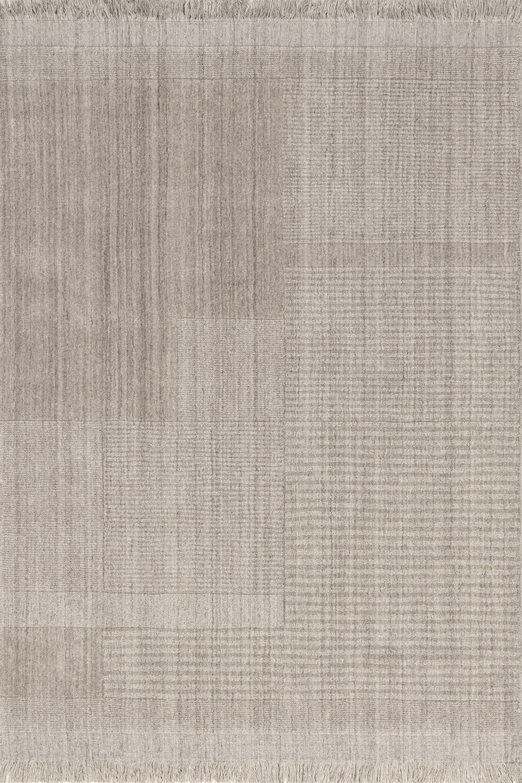 Mozai Fringed Wool-Blend Rug | Rugs USA