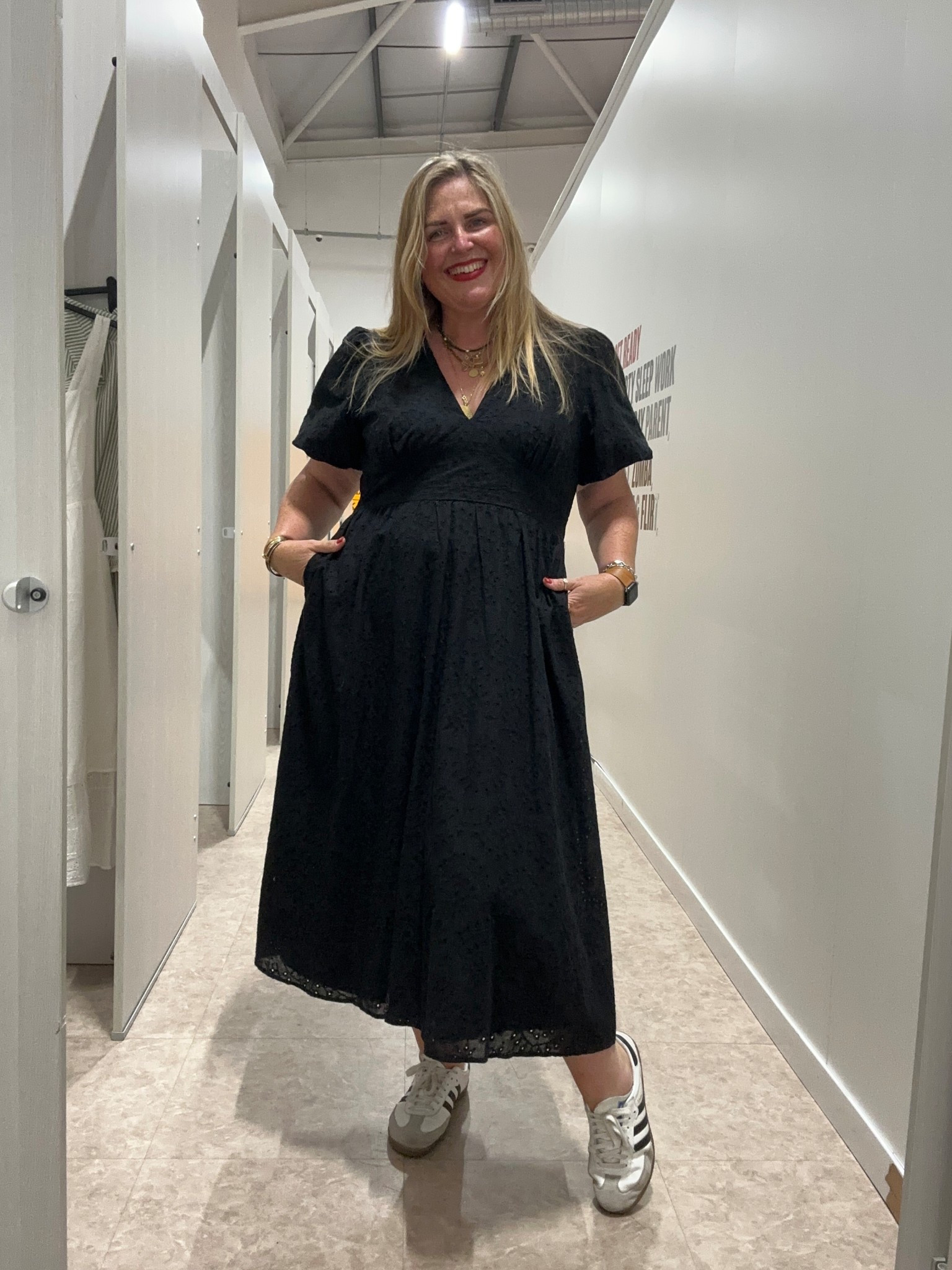 Broderie anglais black dress 

#LTKcurves #LTKsummer #LTKplussize