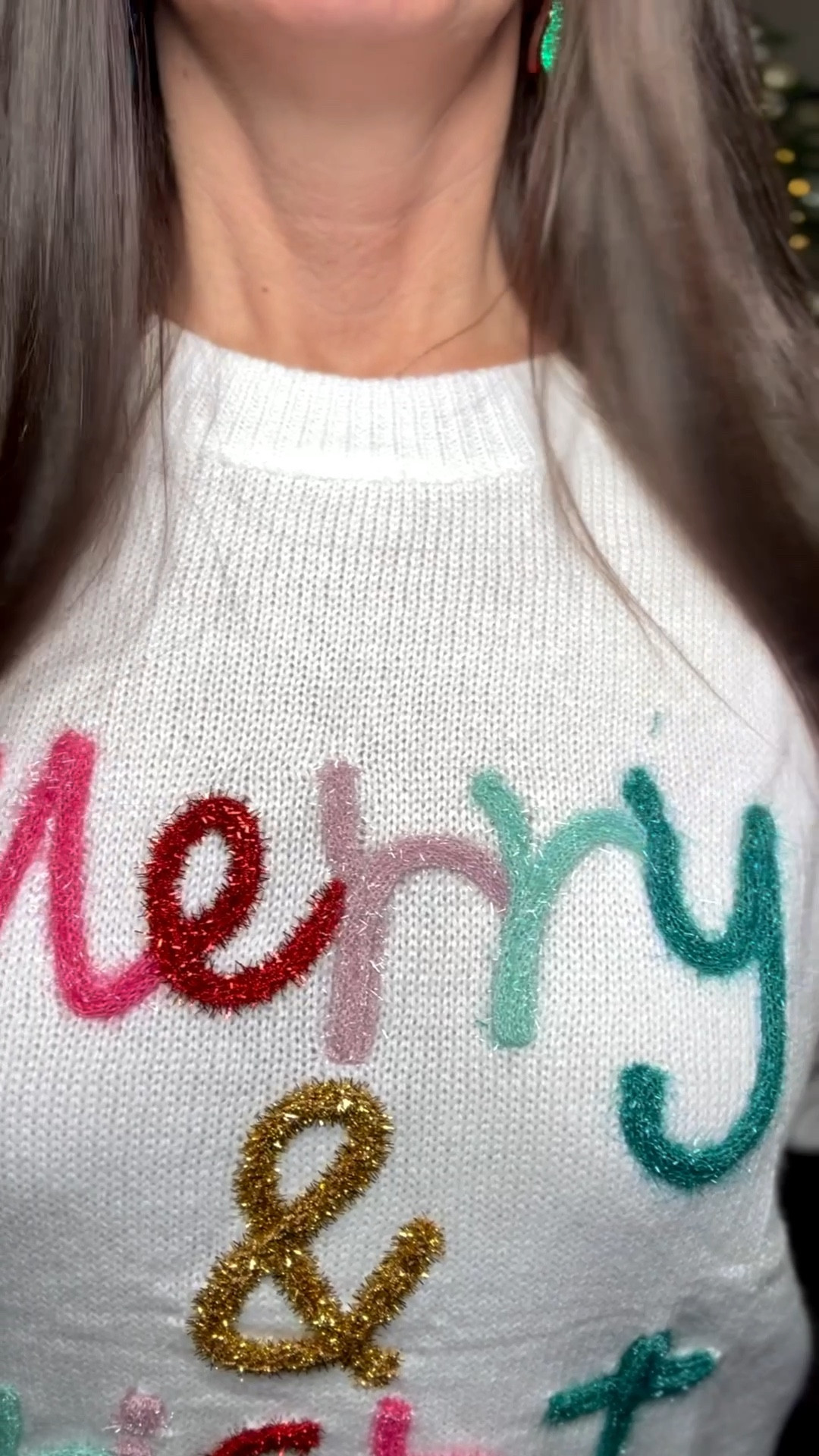 Merry & Bright… because the season calls for a little sparkle ✨🎄
The cutest holiday sweater find — cozy, cheerful, and under budget (your buyer friend approved!).
#reel #explore @christina_with_love_

#merryandbright
#holidaysweater
#christmassweater
#holidaystyle
#festivefashion
#winteroutfit
#holidayoutfitideas
#cozysweater
#womensfashion
#amazonfinds
#holidaywardrobe
#christmasstyle
#holidayseasonlooks

merry and bright sweater
holiday sweater outfit
christmas sweater women
cute holiday outfit
festive sweater
cozy christmas sweaters
holiday style for women
winter outfit ideas
amazon holiday sweaters
holiday wardrobe
christmas outfit inspo


#LTKHoliday #LTKootd
