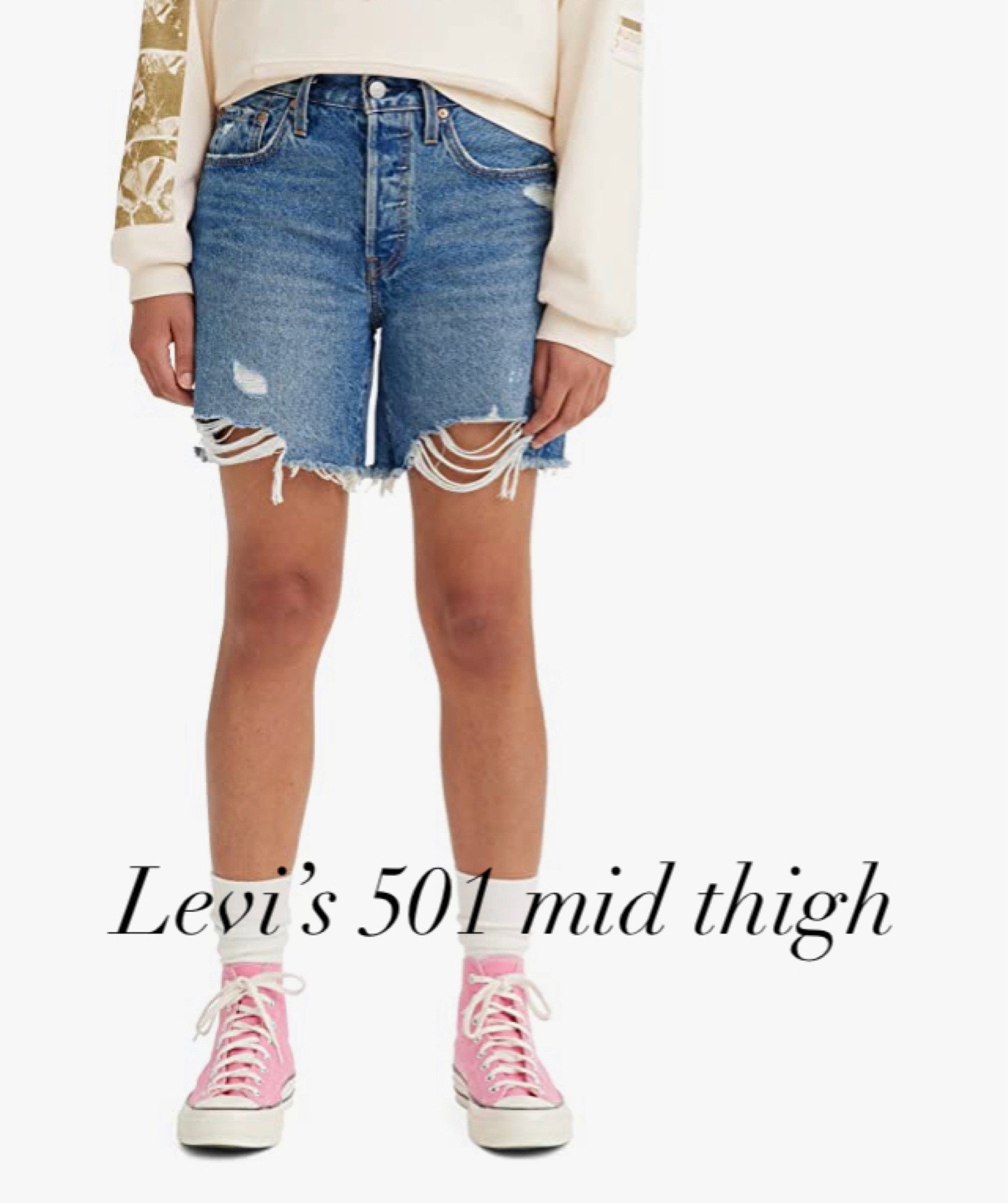 In love with these Levi 501 Mid Thigh Shorts 

#LTKunder50 #LTKfit #LTKstyletip