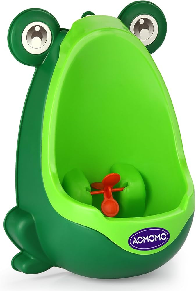 Toddler Urinal for Boys, Frog Potty Training Toilet with Spinning Target, Ages 1-6 (Green) | Amazon (US)