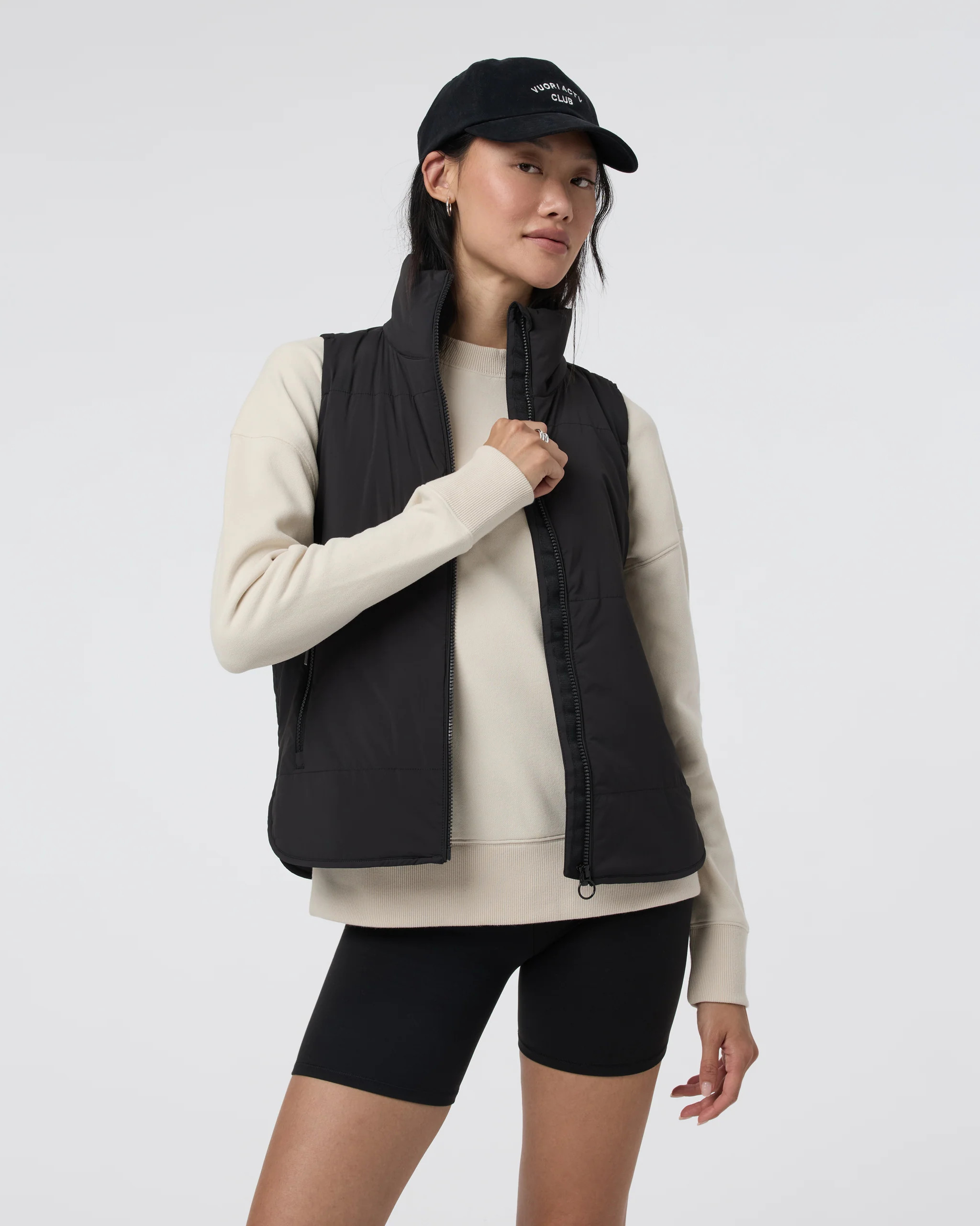 Canyon Insulated Vest | Women's Black Vest | Vuori | Vuori Clothing (US & Canada)