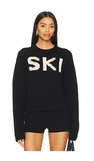 The Ski Sweater in Black & Cream | Revolve Clothing (Global)