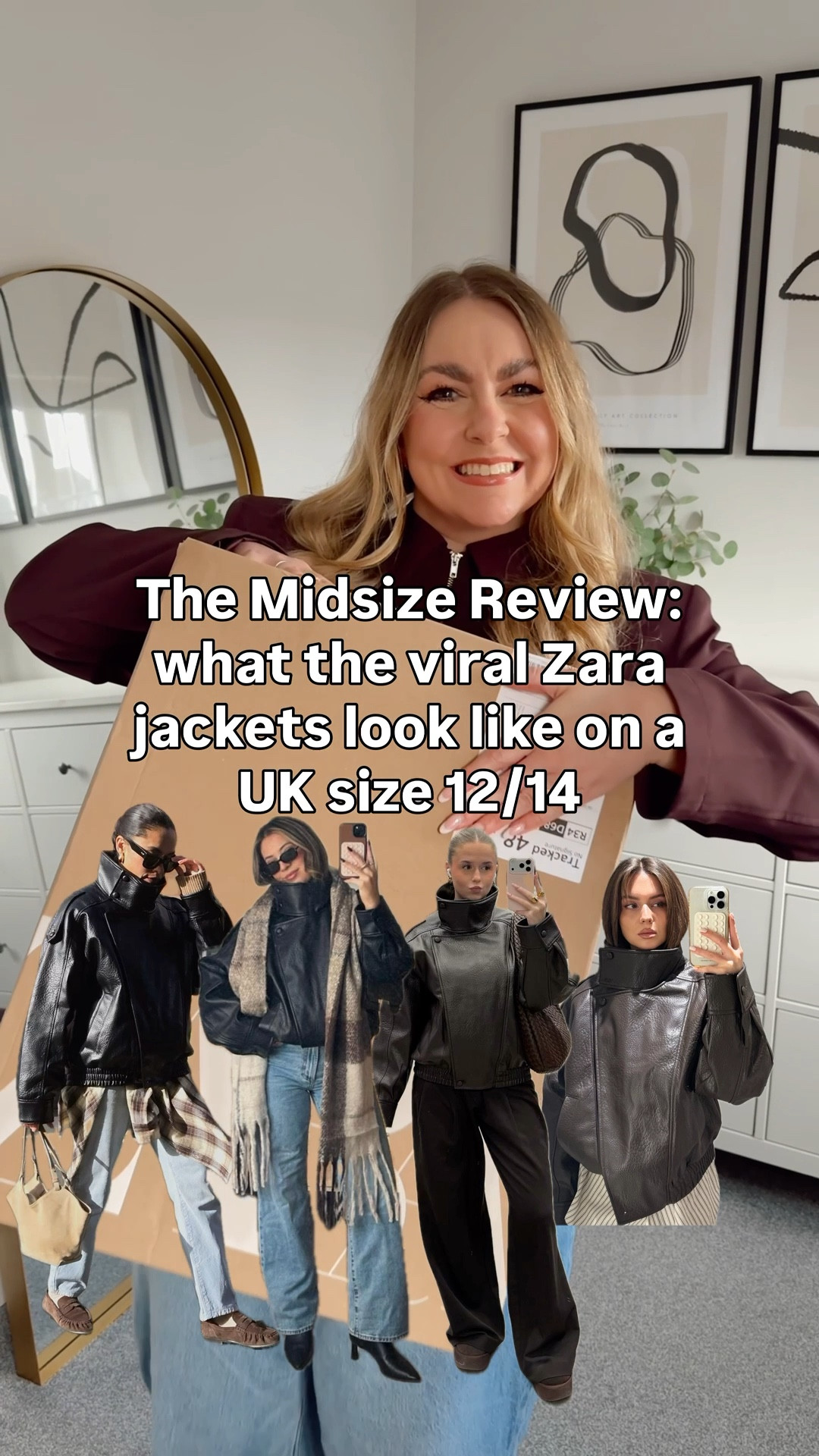 The midsize review: what do the viral Zara leather funnel neck jackets look like on a UK size 12/14 🧥🖤🤎

#LTKootd #LTKgrwm #LTKMidsize