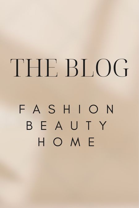 Shop my daily blog posts by visiting the blog collection on my LTK page! Shop, fashion, beauty, and home best sellers!

#LTKHome #LTKBeauty #LTKStyleTip