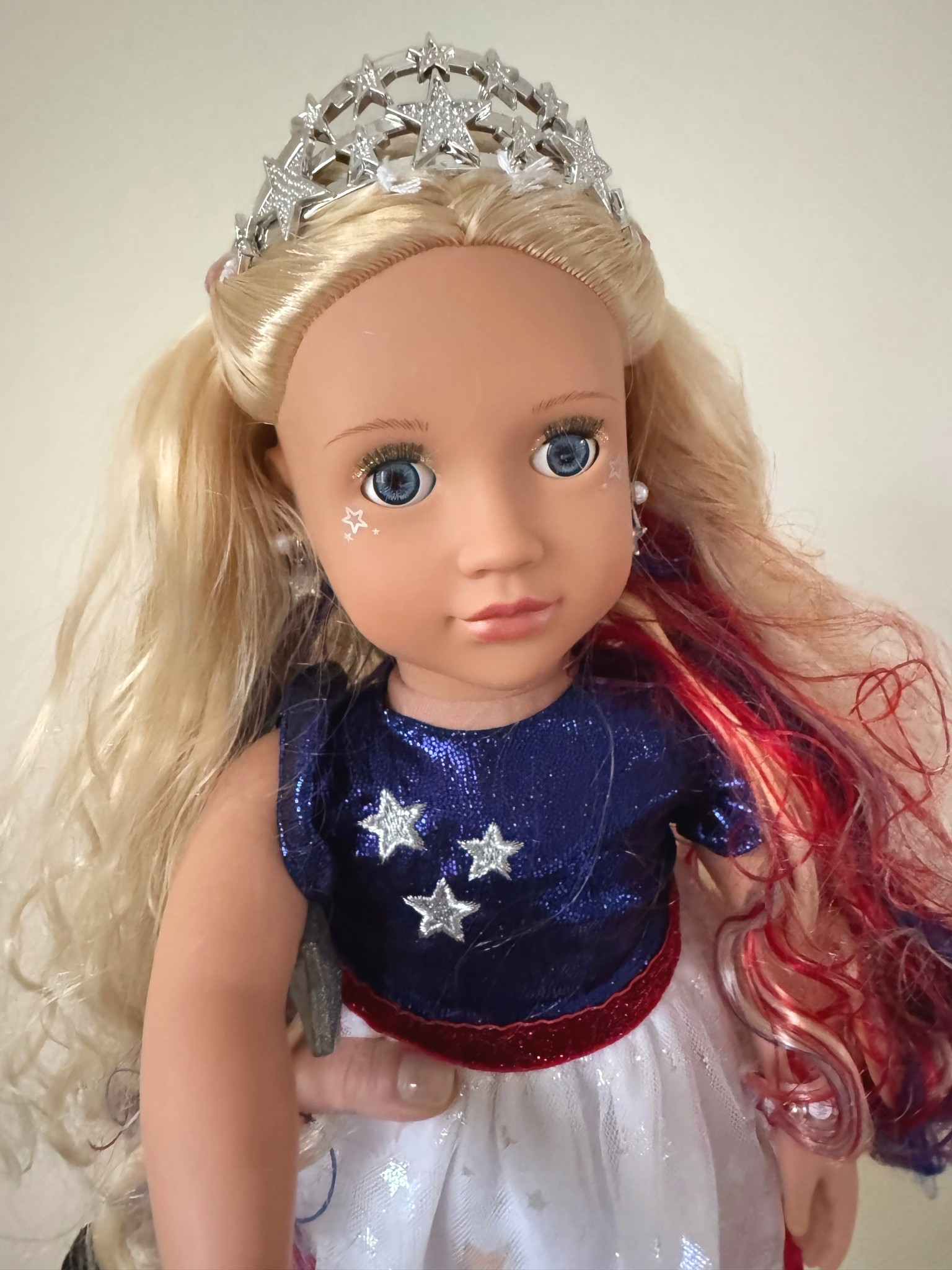 Meet Starla — Sophia’s birthday week pick 🇺🇸✨

She chose this Our Generation doll from @Target  and I get it… she’s SO pretty in person.

Already came everywhere with us today (and yes… her hair is now a situation 😂)

If your daughter is into dolls right now, this is a really good one 🤍

#LTKmomlife #LTKKids #LTKdayinmylife