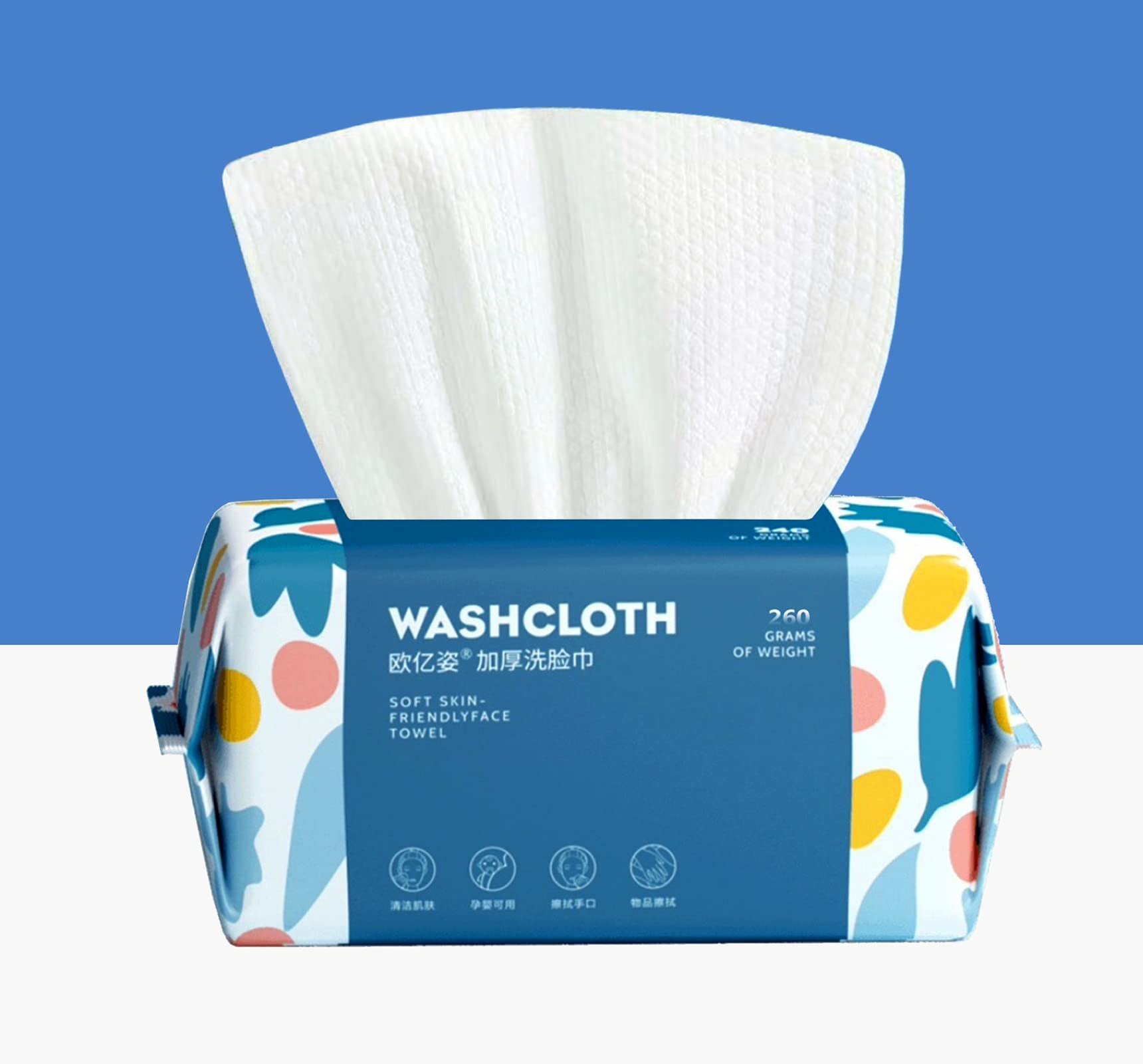 100 Count Disposable Face Towel,Thickening Ultra Soft Washcloths,Facial Cotton Tissue,Lint-free c... | Amazon (US)