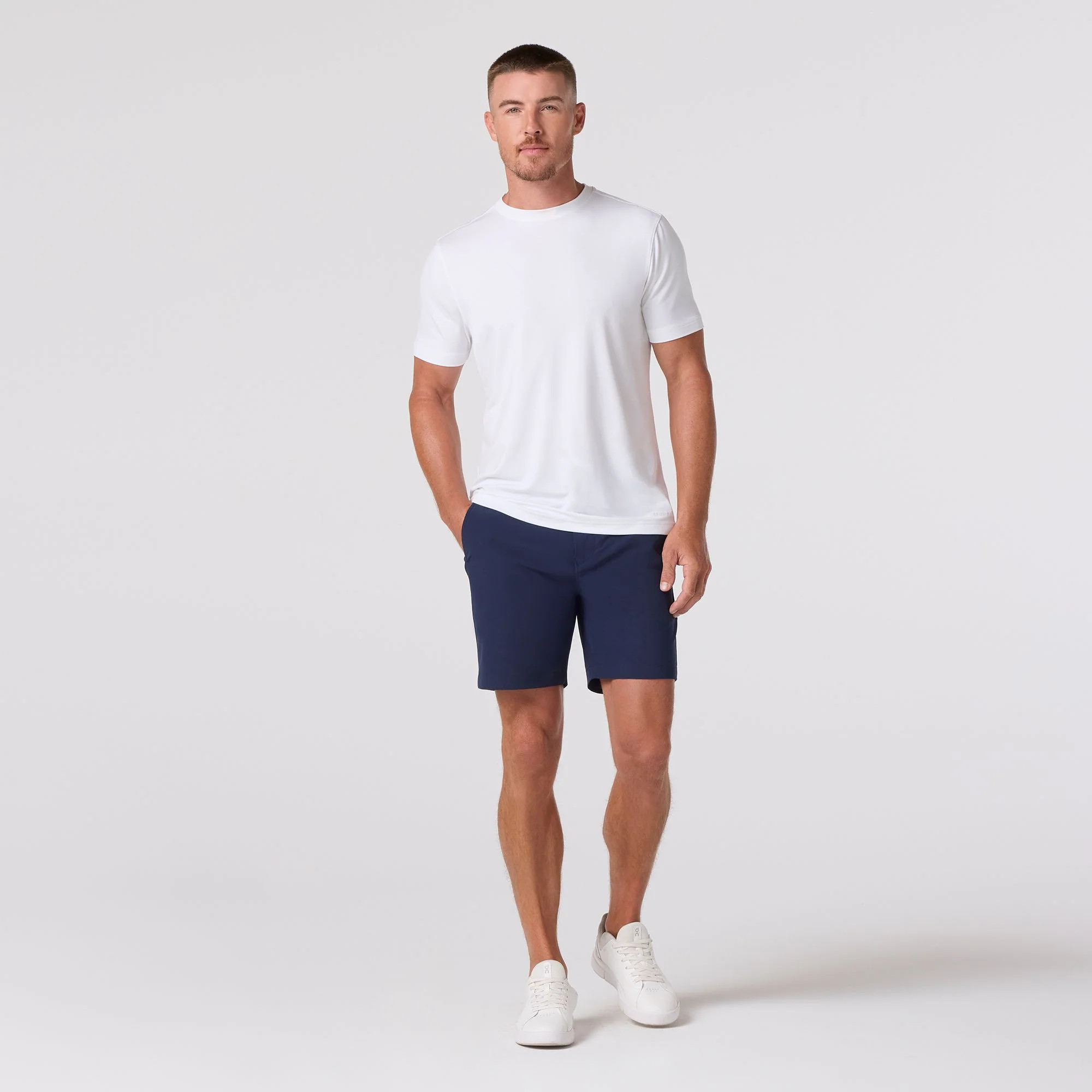 Helmsman Shorts - Navy Solid | Mizzen + Main