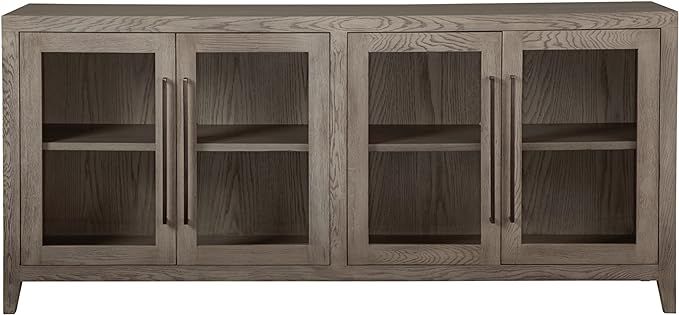 Amazon.com: Signature Design by Ashley Dalenville Modern Accent Cabinet or TV Stand, Gray : Home ... | Amazon (US)