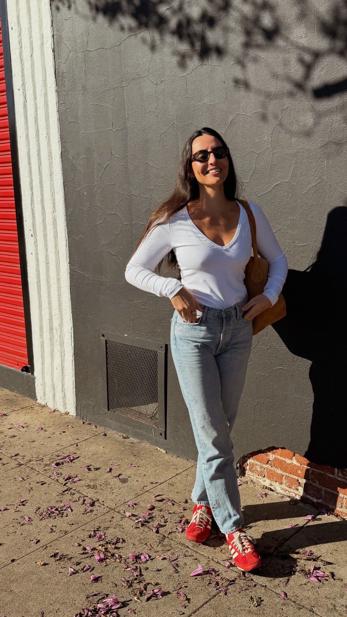 Size small top (belen15 for 15% off)
Size 26 jeans 
Sneakers run tts 

#LTKSeasonal #LTKFindsUnder100